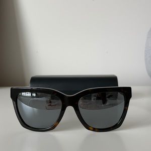 Balenciaga BA98 Tortoise 52C Sunglasses Mirrored